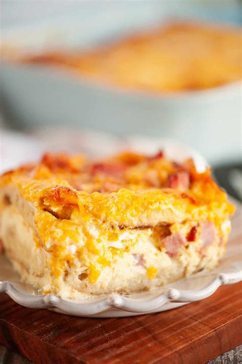 Overnight English Muffin Breakfast Casserole