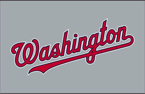 Washington Nationals Road Jersey Logo