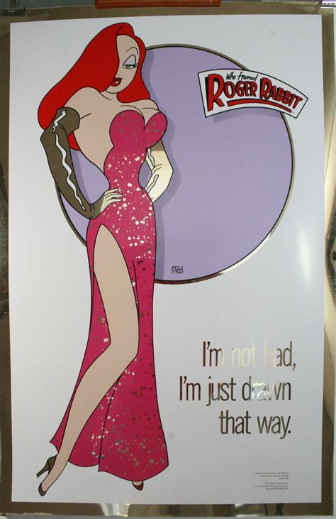 Who Framed Roger Rabbit Original Kilian Style E Mylar Poster Rare