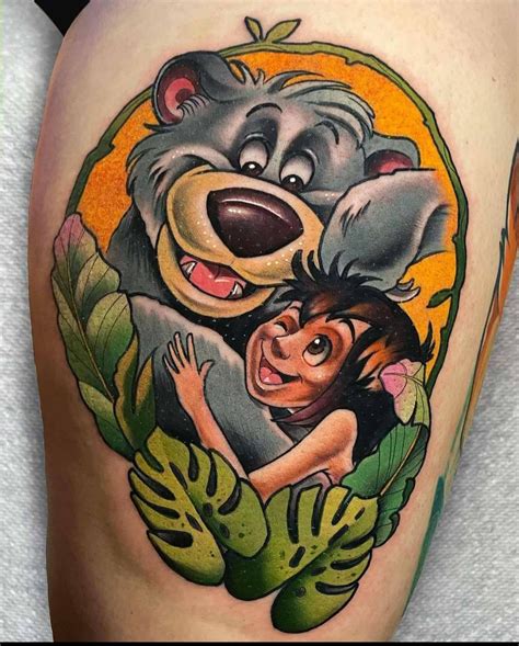 Jungle Book Tattoo By Matsy Nerdtattoos