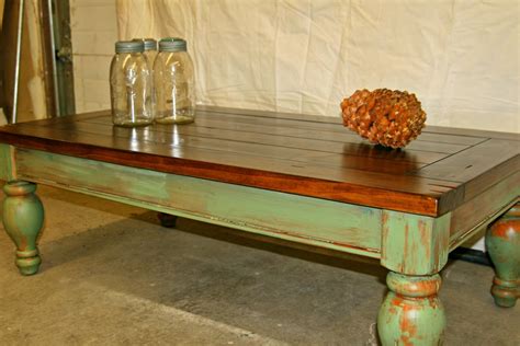 Both coffee tables are big enough to be used separately !! Laurel's Attic : Large Rustic Pine Coffee Table -SOLD