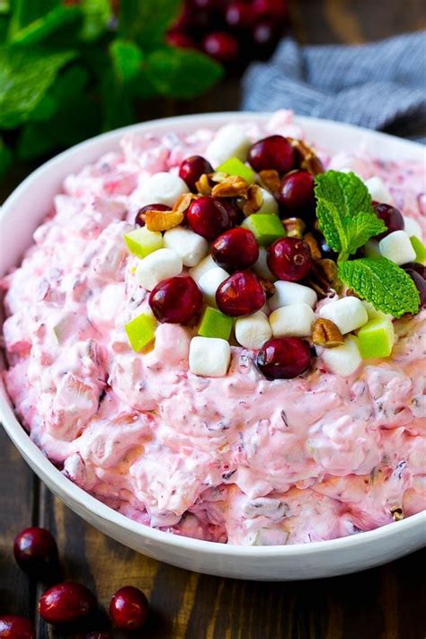 This Creamy Cranberry Salad Is A Blend Of Fresh Cranberries Pineapple