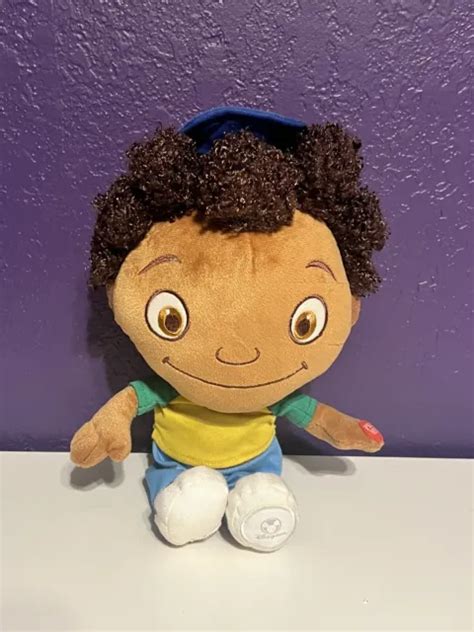 Rare 12and Disney Store Little Einsteins Quincy Doll Talking Sound Plush