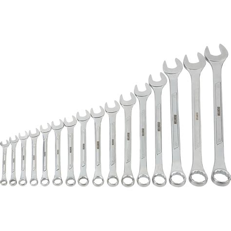Ironton Combination Wrench Set ï¿½ 16 Pc Metric Northern Tool