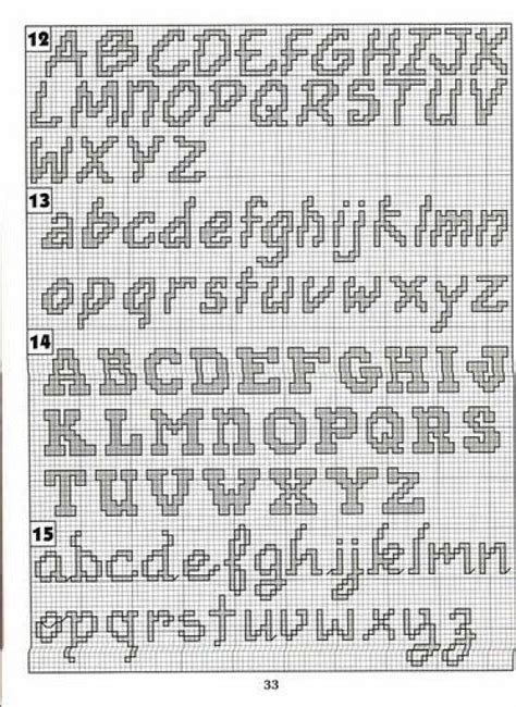 Este es el patrón de uno de los abecedarios mas fáciles para hacer en punto de cruz, las letras quedan en pequeñito tamaño pero son las letras clásicas de un bordado. Letras en punto de cruz para imprimir - Imagui