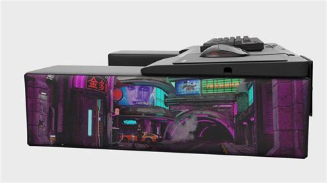 Couchmaster Cypunk Limited Edition Cyberpunk Couch Desk Has 80s Colors