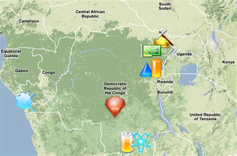 Map Natural Resources In Dr Congo Japan News Al Jazeera