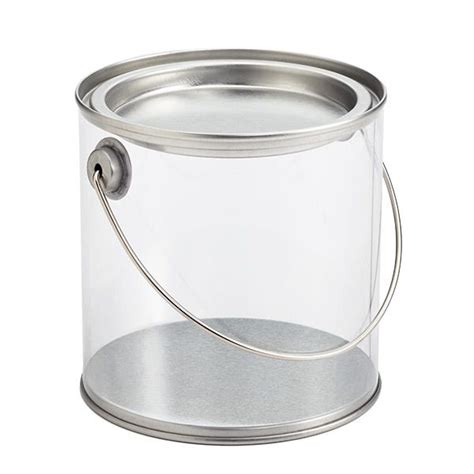 The Container Store Miniature Clear Paint Cans Perfect Container For
