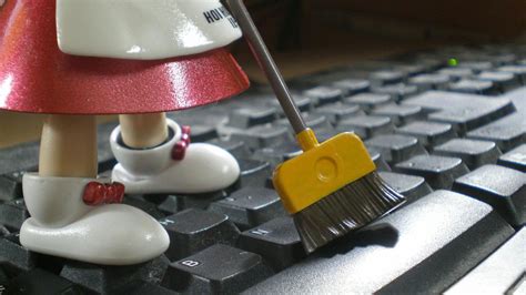 If you have a mechanical keyboard, to clean out crumbs, dust, and particles, stand over a trash can and turn your keyboard upside down. Cleaning Tips - Why Cleaning your Keyboard is Important