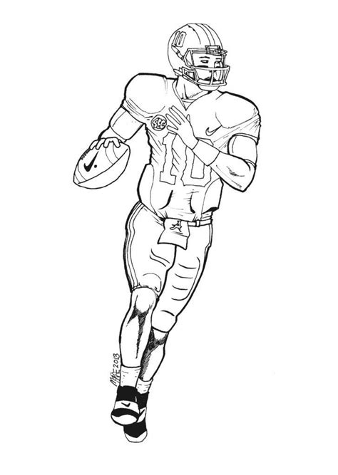 Click on any football picture above to start coloring. Cam Newton Football Player Coloring Pages Coloring Pics ...