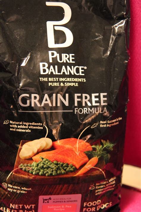 They do use real meat (chicken, bison, salmon) as sources of protein for their dog food. We Give Grain-Free Pure Balance Dog Food a Try! | Lille ...