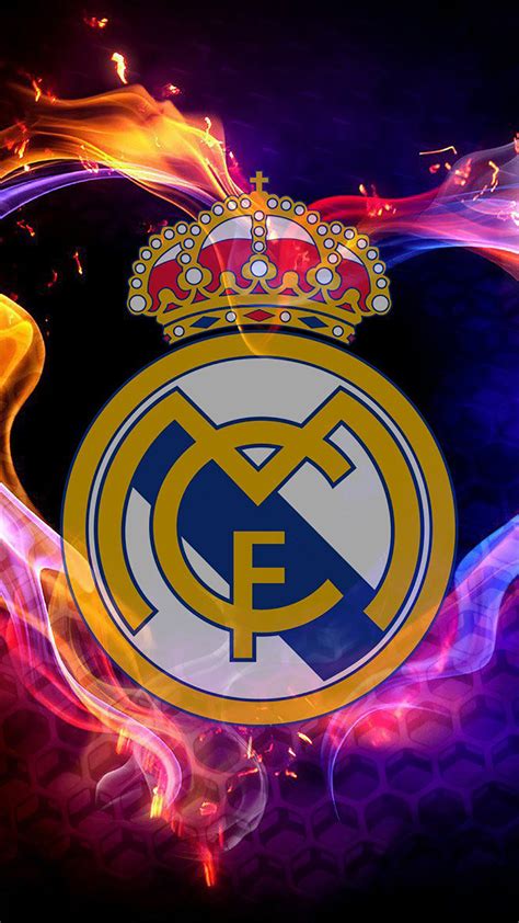 Real Madrid Logo 2 Wallpaper For Iphone 11 Pro Max X 8 7 6