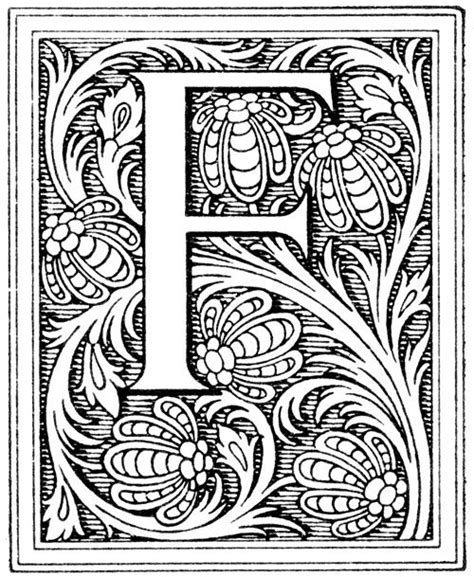 Printable Everything Alphabets Coloring Pages Letters Pictures Photos