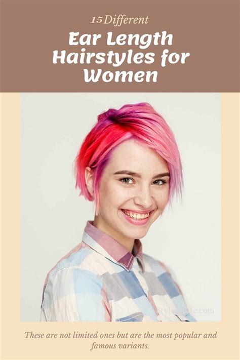 15 Different Ear Length Hairstyles For Women Styles At Life