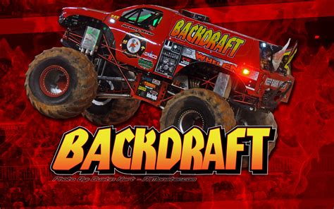 When you boot your computer, there is an initial screen that comes up, in which your folders, documents, and software shortcuts are placed. Backdraft Monster Truck Wallpaper