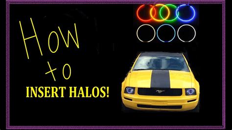 How To Install Led Halo Rings In Your Headlights Youtube