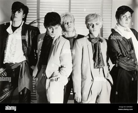 Duran Duran Promotional Photo Of Uk Pop Group About 1981 Stock Photo