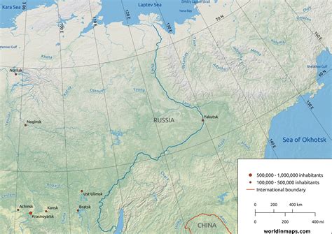 Lena River Terra Scientifica Maps Catalog