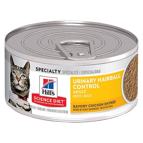 Hill prioritizes health cat nutrition with the highest standard of complete, balanced, and quality nutrition in their cat food products. Hill's® Science Diet® Urinary Hairball Control Adult Cat ...