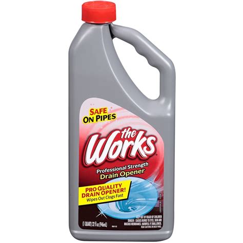 The Works 32 Fl Oz Drain Cleaner At