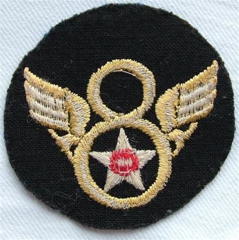 Usaaf 8th Aaf Shoulder Patch English Made