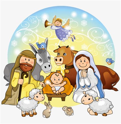 Cute Nativity Clipart View 153 Nativity Scene Illustration Images And