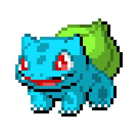Bulbasaur Pixel Art Maker