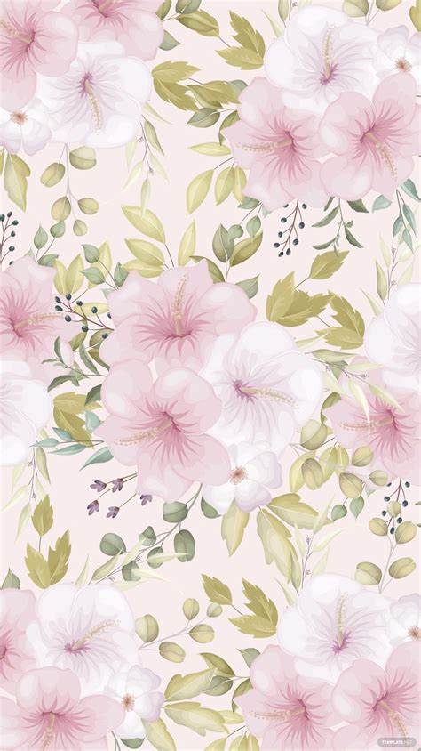 Free Pastel Floral Background In Eps Illustrator  Svg