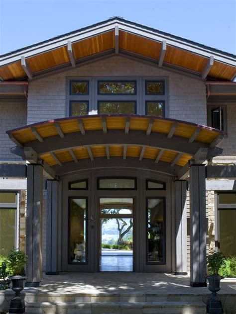 Contemporary Entry Portico Design Pictures Remodel Decor And Ideas