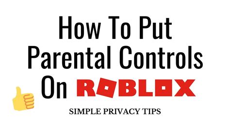 How To Put Parental Controls On Roblox 2021 Youtube