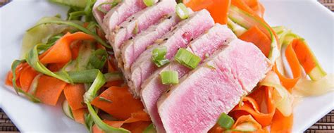 Asian Marinated Tuna With Shaved Salad 5ew