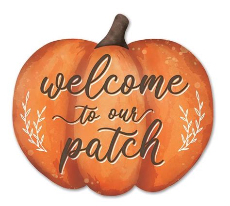 Welcome To Our Pumpkin Patch Sign Designer Diy