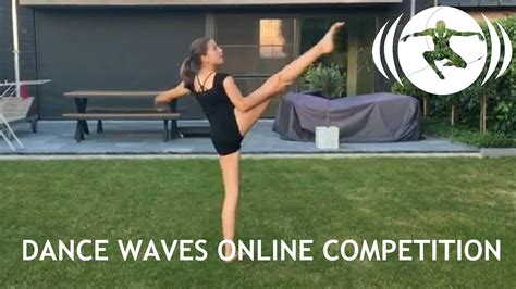 Dance Waves Online Competition Modern 12 Yo Amauri Callens Youtube