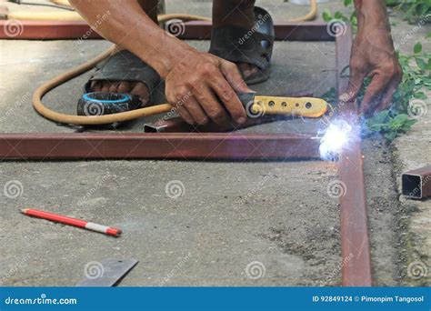Welders Working Stock Photo Image Of Skill Industrial 92849124