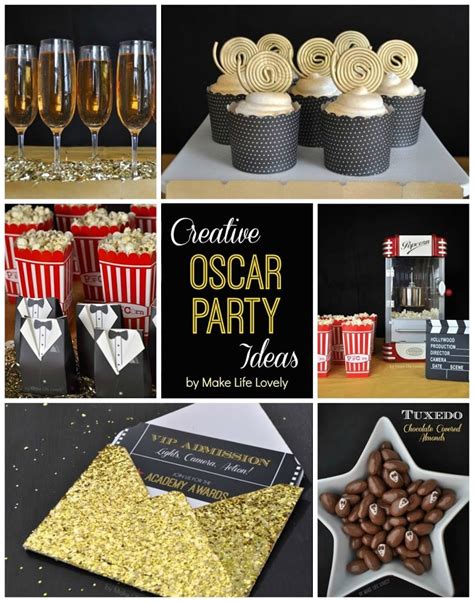 Free Printable Oscar Party Invitations Diy Gold Glitter Envelopes