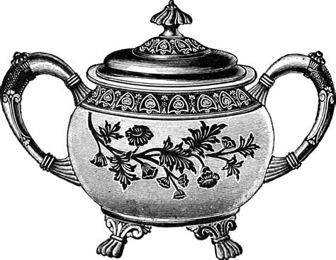 Free Clip Art Images Vintage Teapot Oh So Nifty Vintage Graphics