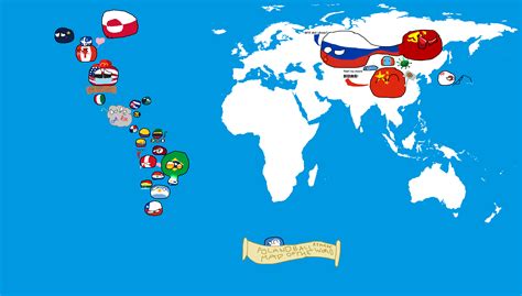 Polandball Map Of The World 2020 Remake Oceania Finished R Countryballs Comics