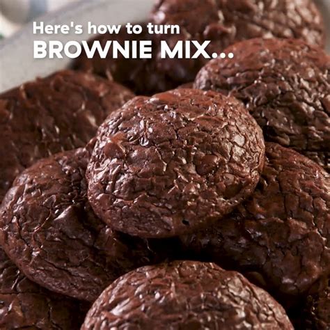 Delish On Instagram “turning Brownie Mix Into Cookies Is One Of The