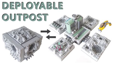 Lego Deployable Asteroid Mining Outpost Moc Youtube