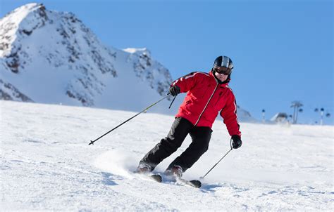 Skier Skiing On Ski Slope Hamodia