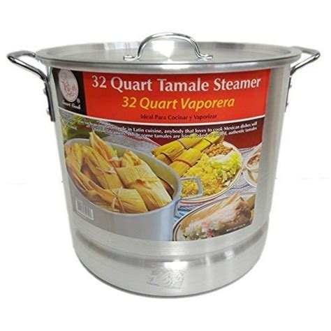 32 Qt Tamale Steamer Vaporera Stock Pot Premium Aluminum Tamalera 8