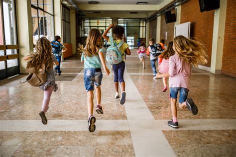 8400 Children In School Hallway Stock Photos Pictures And Royalty Free