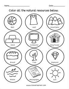 Some of the worksheets for this concept are what tural o, natural resources, earths natural resources. Teach child how to read: Free Printable Natural Resources ...