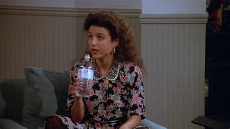 Evian Water Enjoyed By Julia Louis Dreyfus As Elaine Benes In Seinfeld