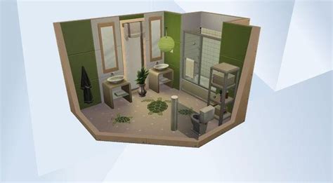 Взгляните на эту комнату в Галерее The Sims 4 Дом симсов Чертежи