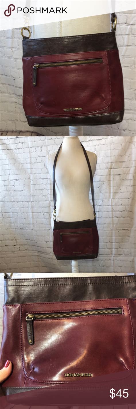 Tignanello Leather Shoulder Bag Crossbody Bags Shoulder Bag Crossbody