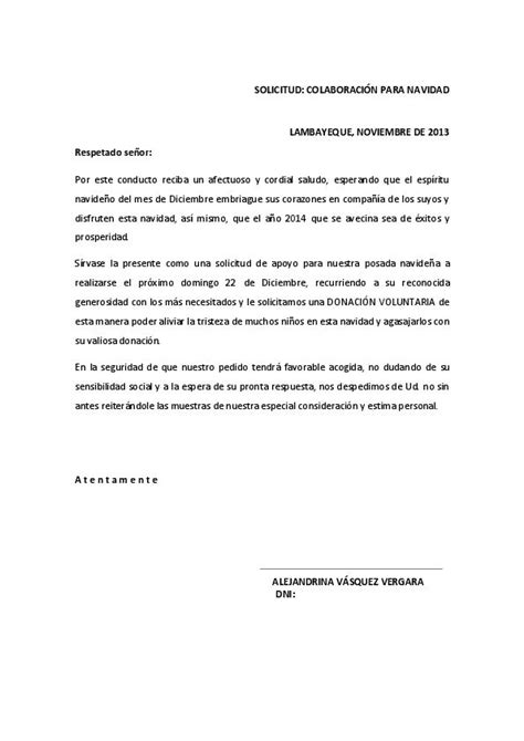 Modelo De Carta De Solicitud De Colaboracion Economica Financial Report