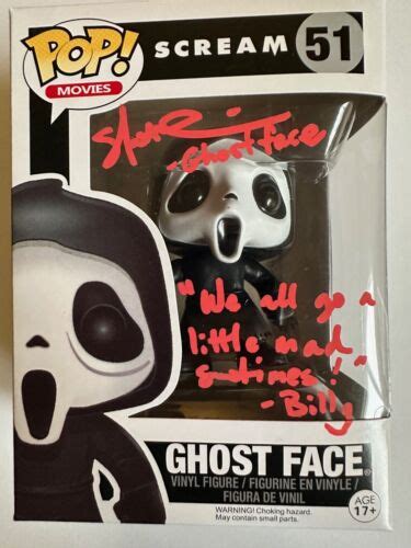 Skeet Ulrich Signed Autographed Scream Ghostface Funko Pop Exact