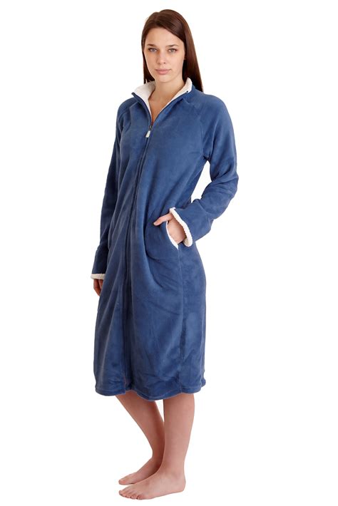 Discount Special Sell Store Womens Spa Robe Long Plush Bathrobe Super Soft Thick Warm Best