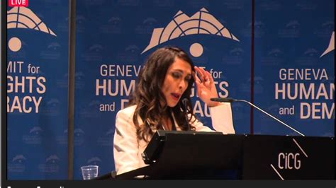 Speech Darya Safai At The Geneva Summit For Human Rights And Democracy